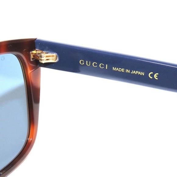 Gucci GG0926S 0926S 002 Havana Blue Sunglasses 0926 - Picture 5 of 5